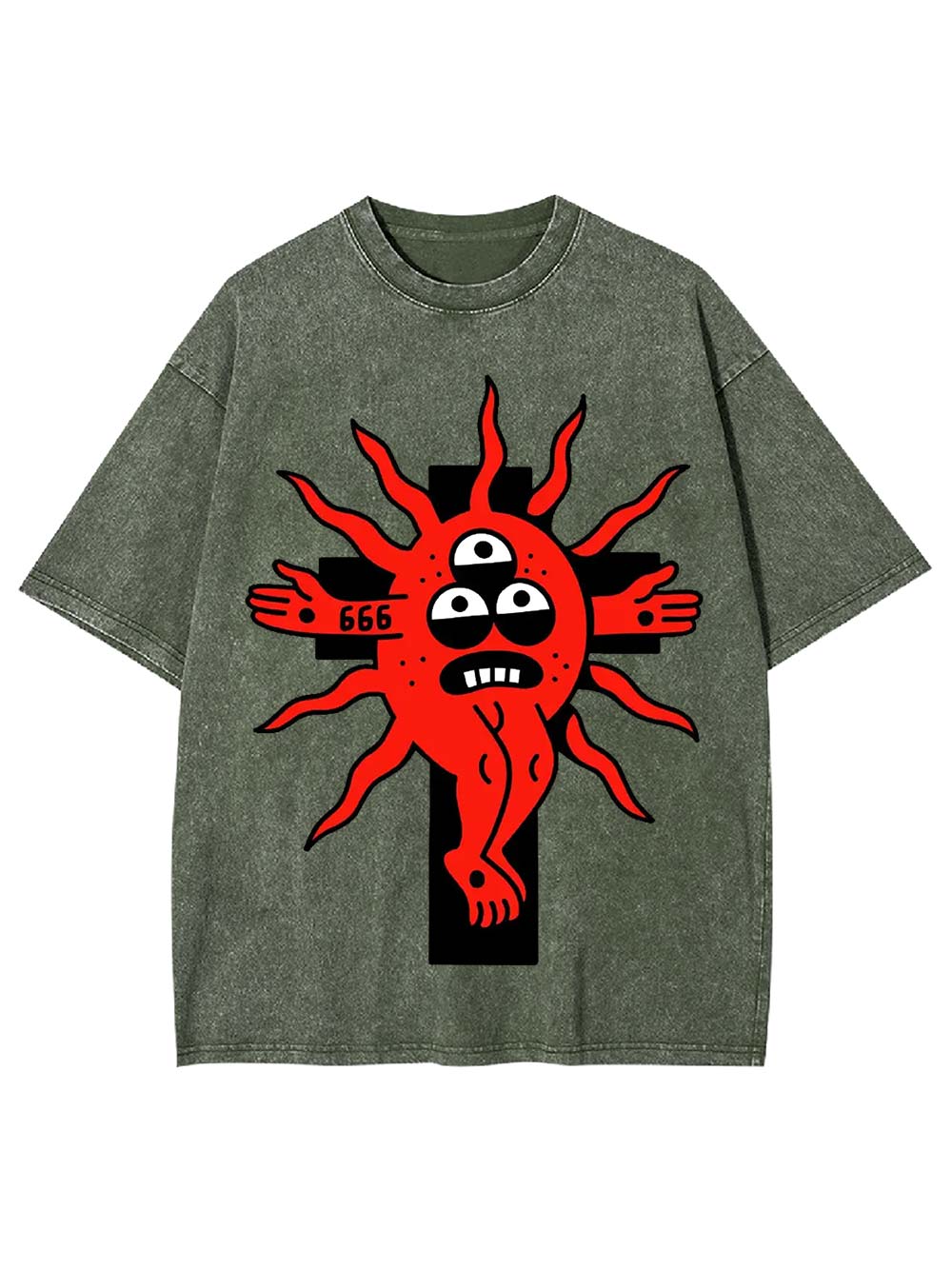 Twisted Trinity Washed Tshirt