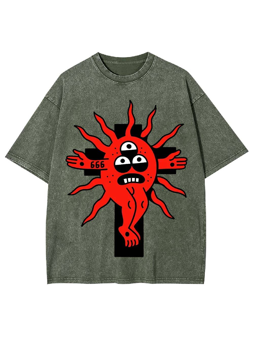 Twisted Trinity Washed Tshirt