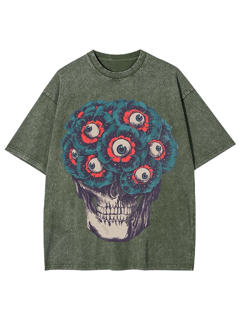 Blooming Gaze Washed Tshirt