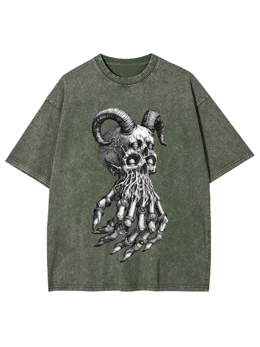 Infernal Grasp Washed Tshirt