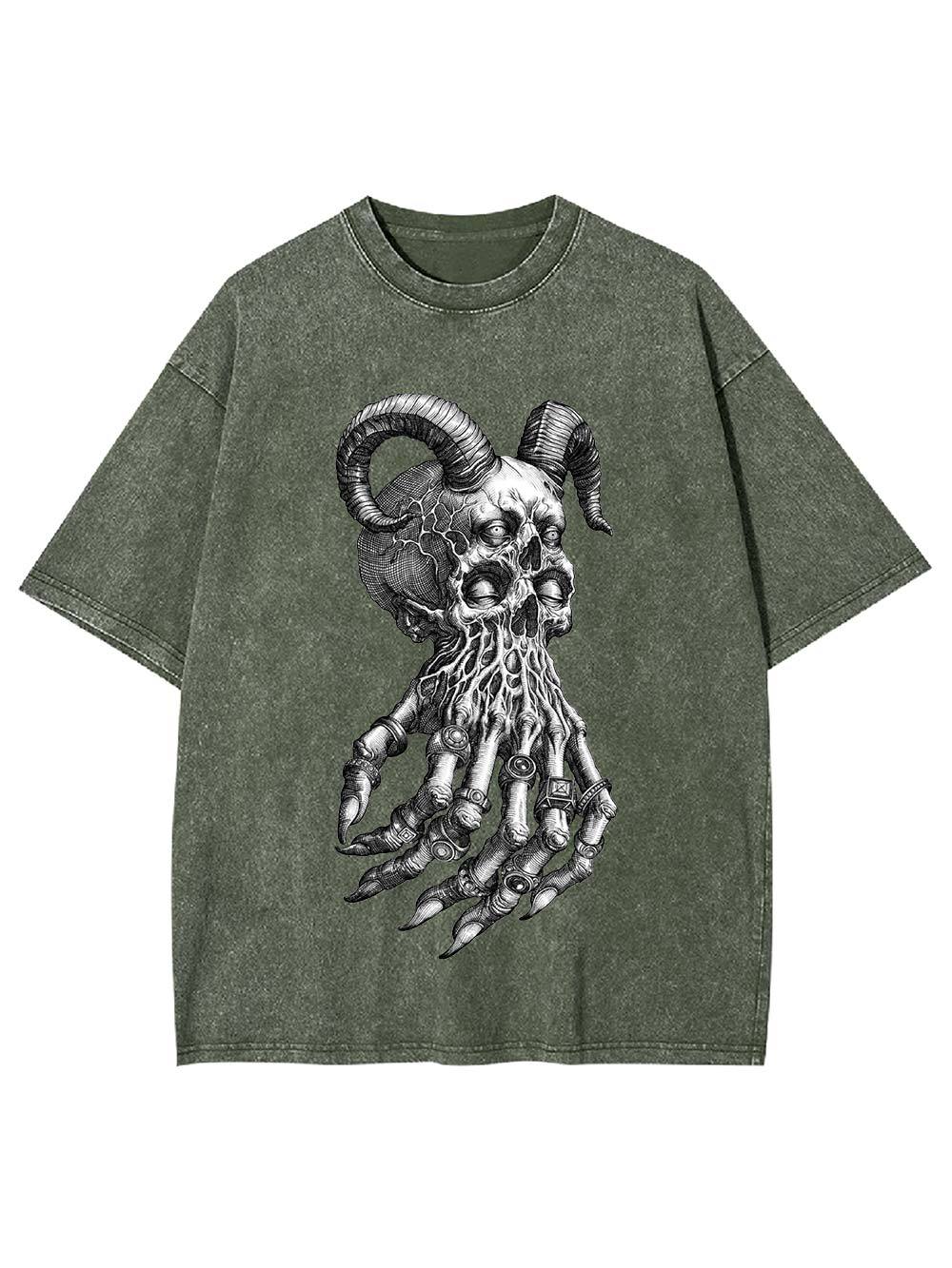 Infernal Grasp Washed Tshirt