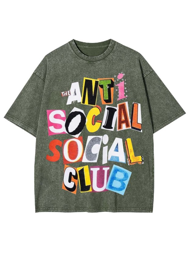 ANTI SOCIAL SOCIAL CLUB WASHED TSHIRT
