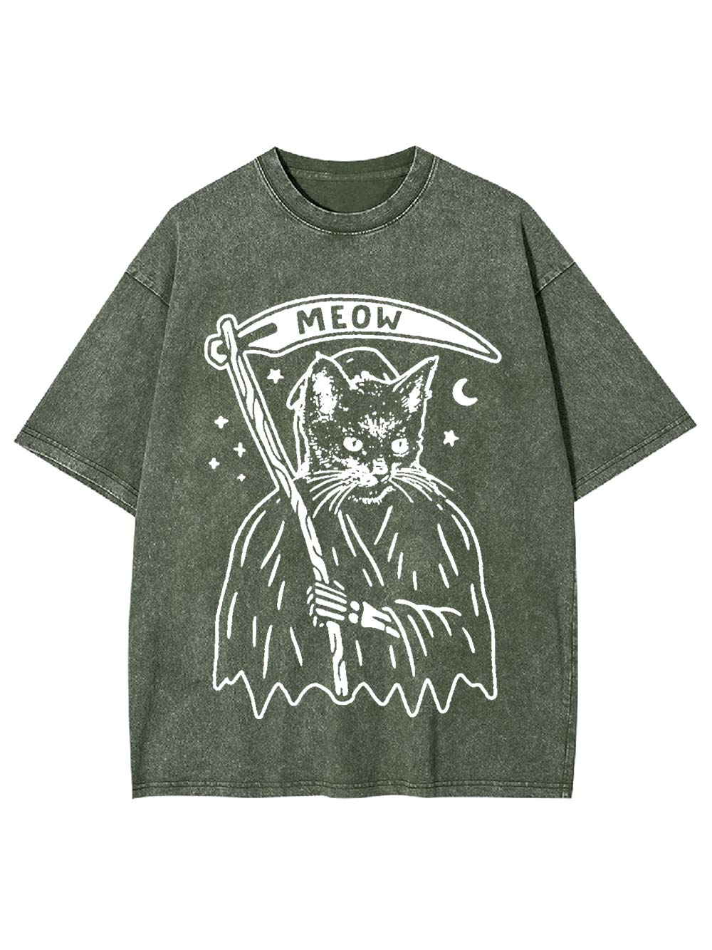 Meow Reaper Washed Tshirt