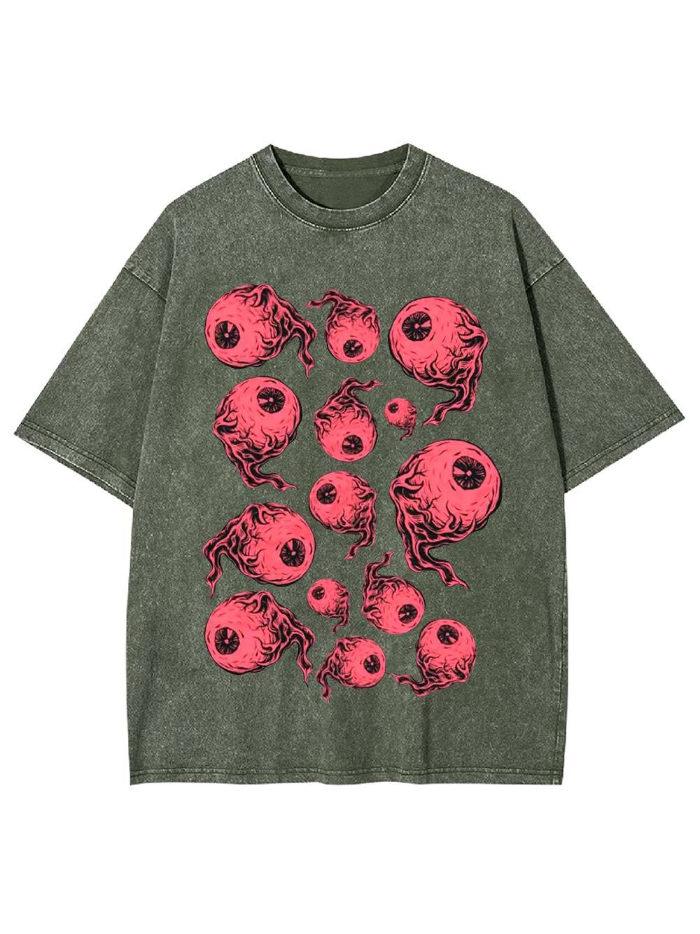 Floating Eyes Washed Tshirt