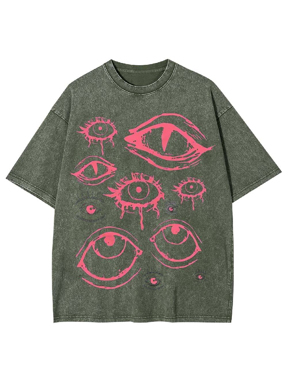 Dripping Eyes Washed Tshirt