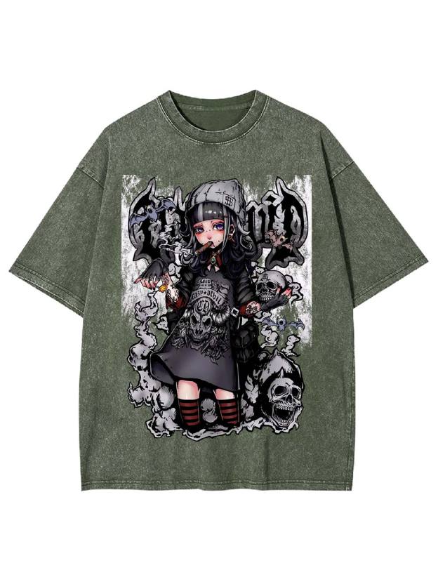 Gothic Reape Washed Tshirt