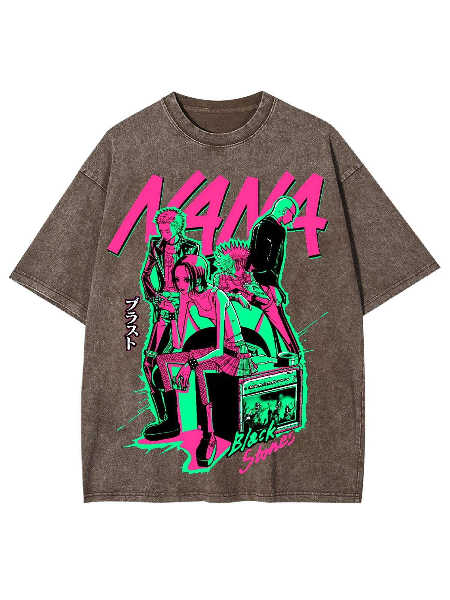 The Punk Spirit Of N4n4 Washed Tshirt