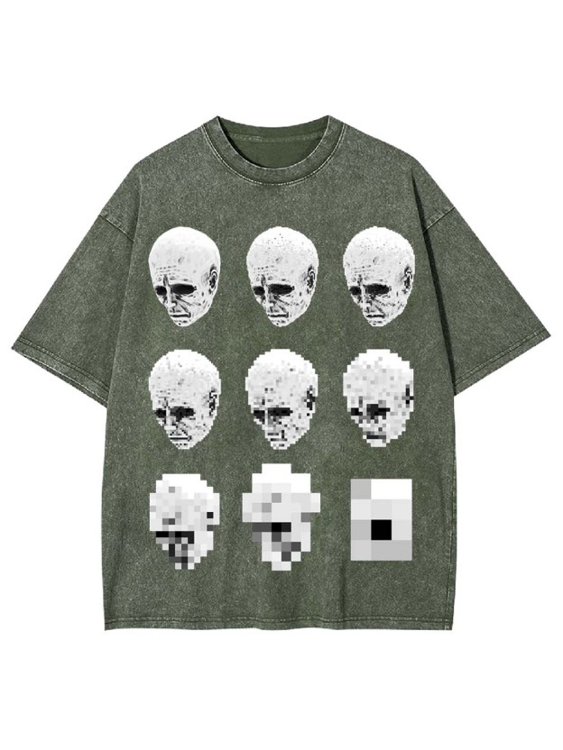 Descent into Pixels Washed Tshirt