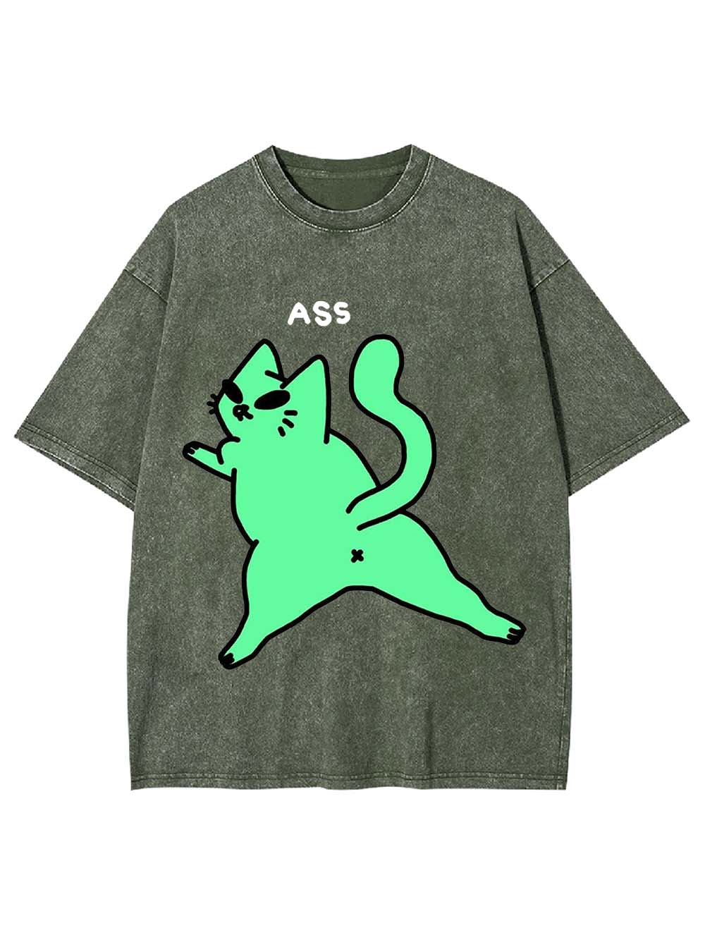 Cat's Ass Washed Tshirt