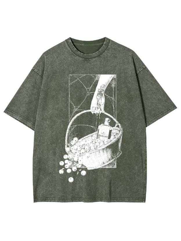 Eyes in the Basket Washed Tshirt