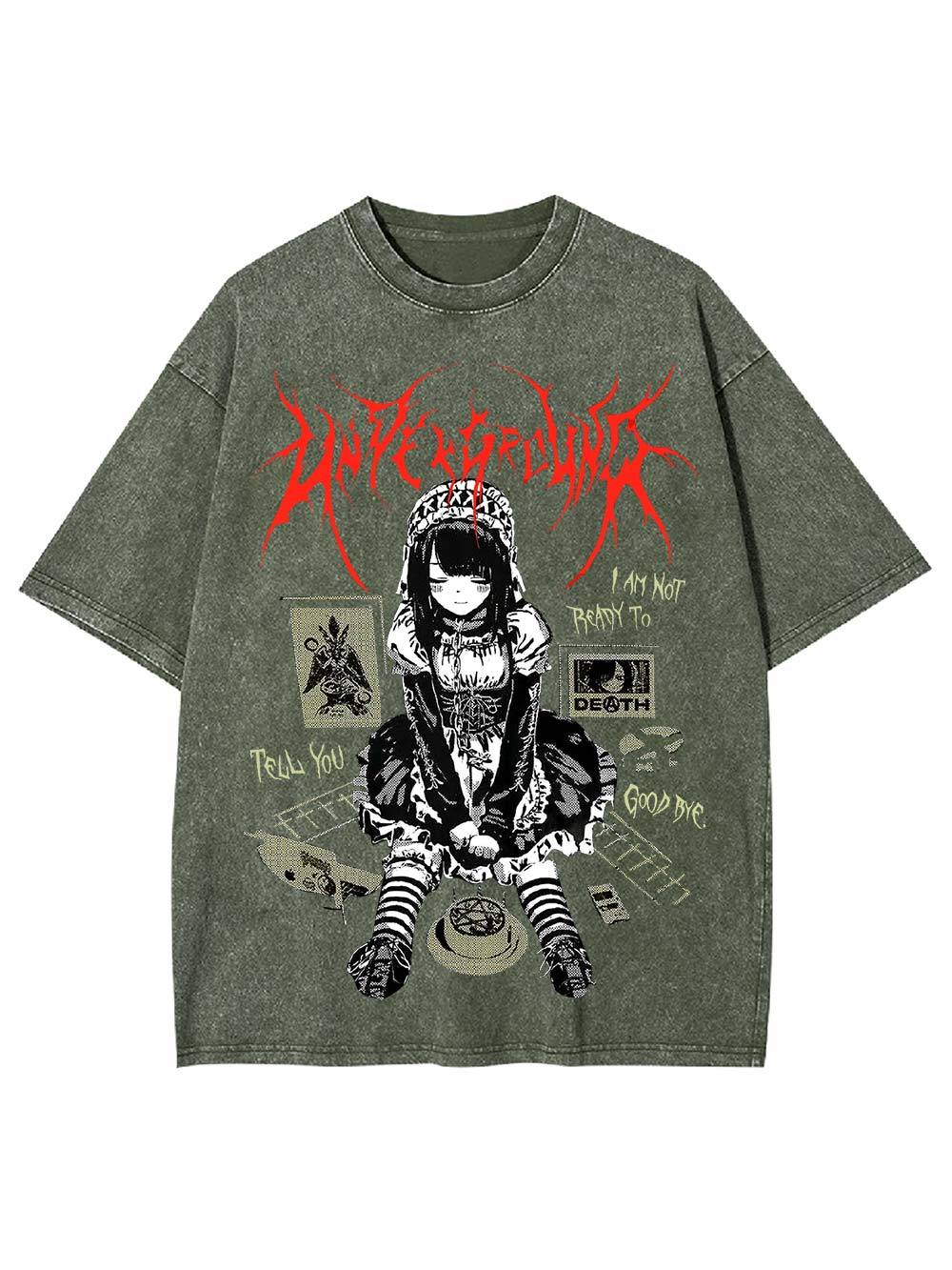 Not Ready to Say Goodbye Washed Tshirt