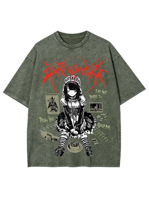 Not Ready to Say Goodbye Washed Tshirt