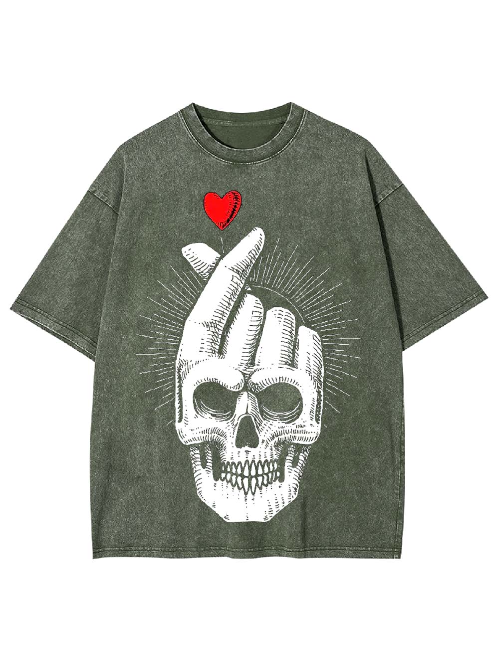 Skull of Love Washed Tshirt