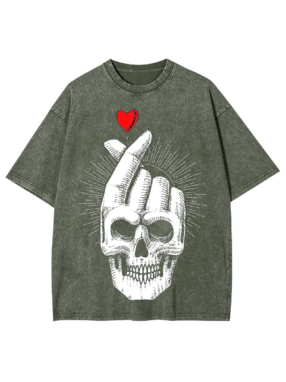 Skull of Love Washed Tshirt