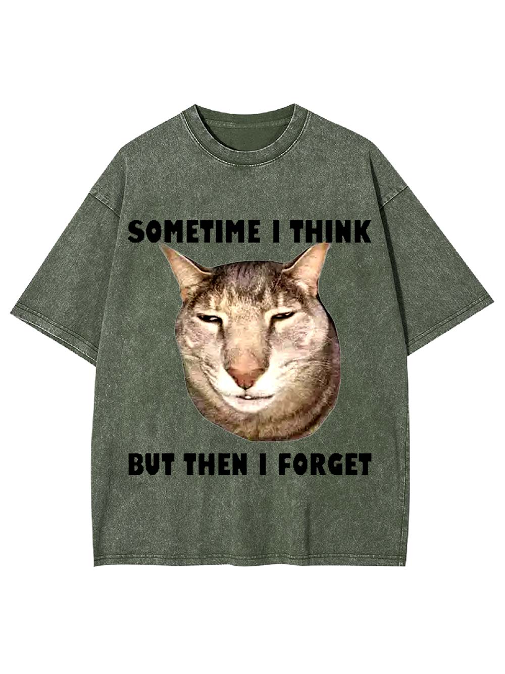 Sometime I Think   But Then I Forget  Washed Tshirt