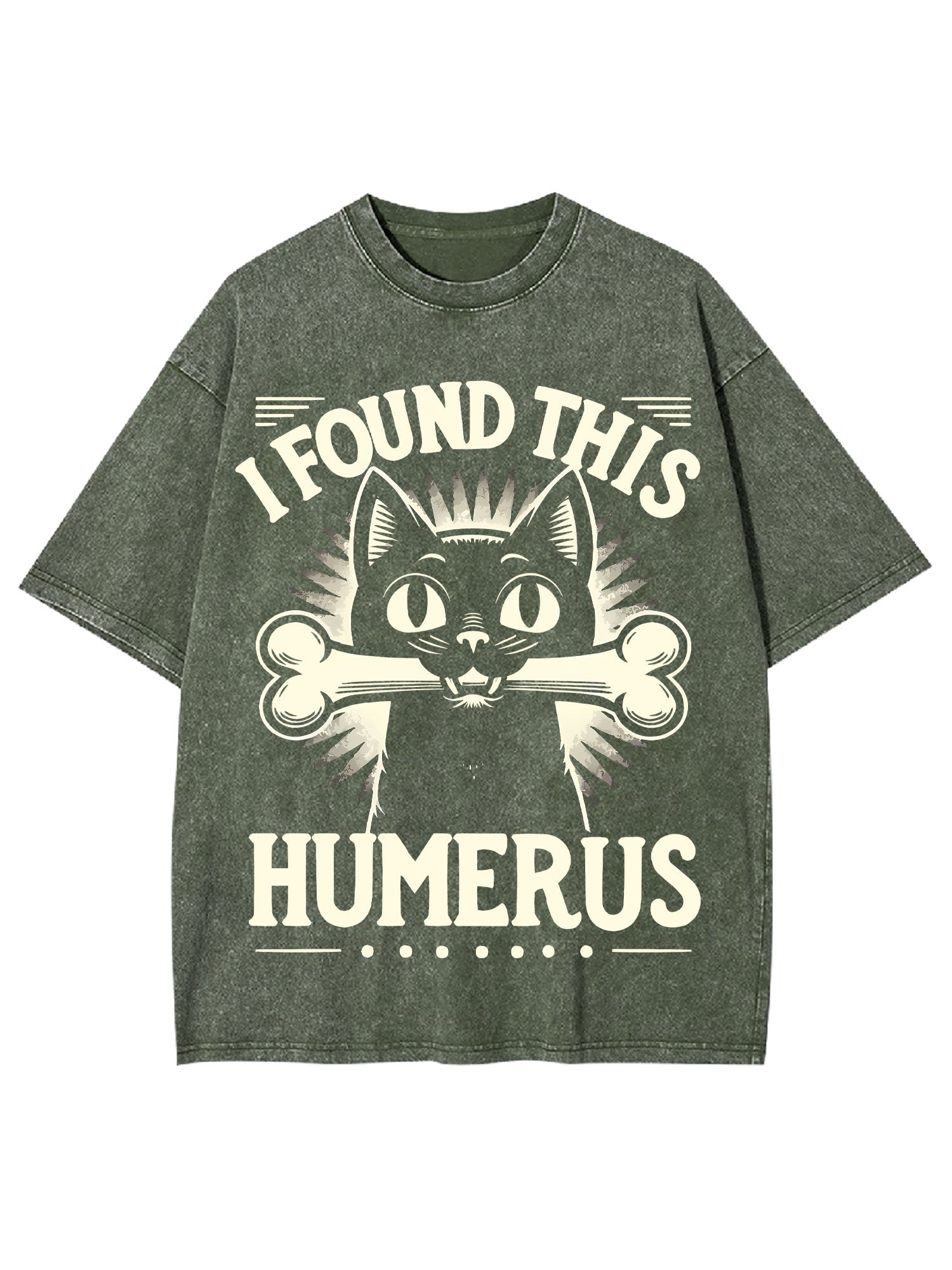 I Found This Humerus Washed Tshirt