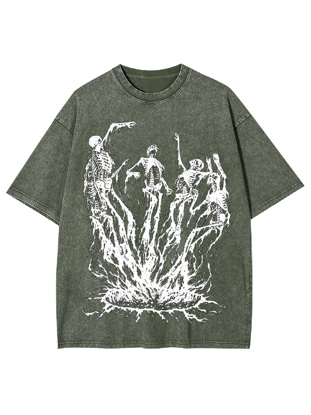 Rise from the Flames Washed Tshirt