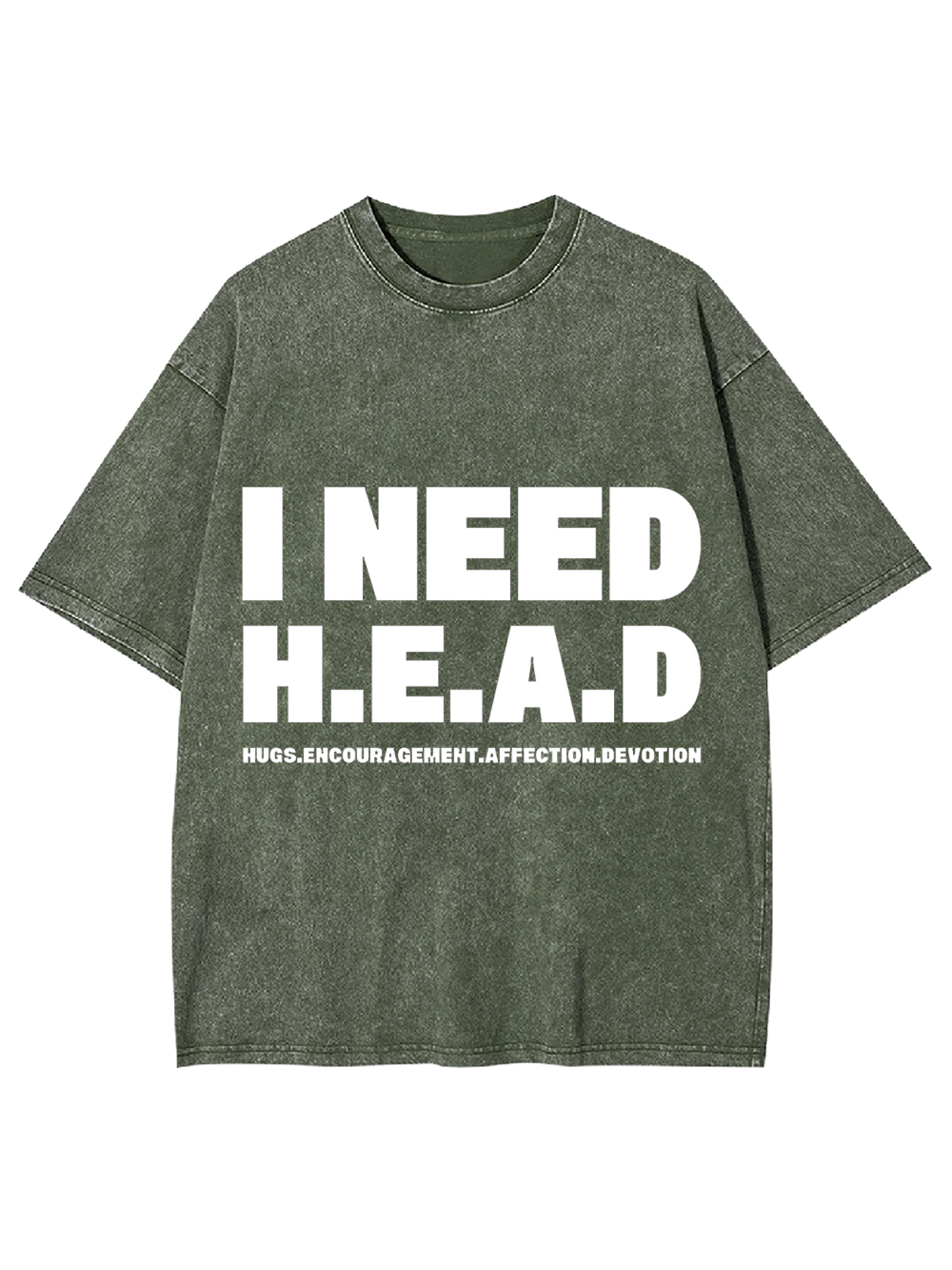 I Need H.E.A.D Washed Tshirt