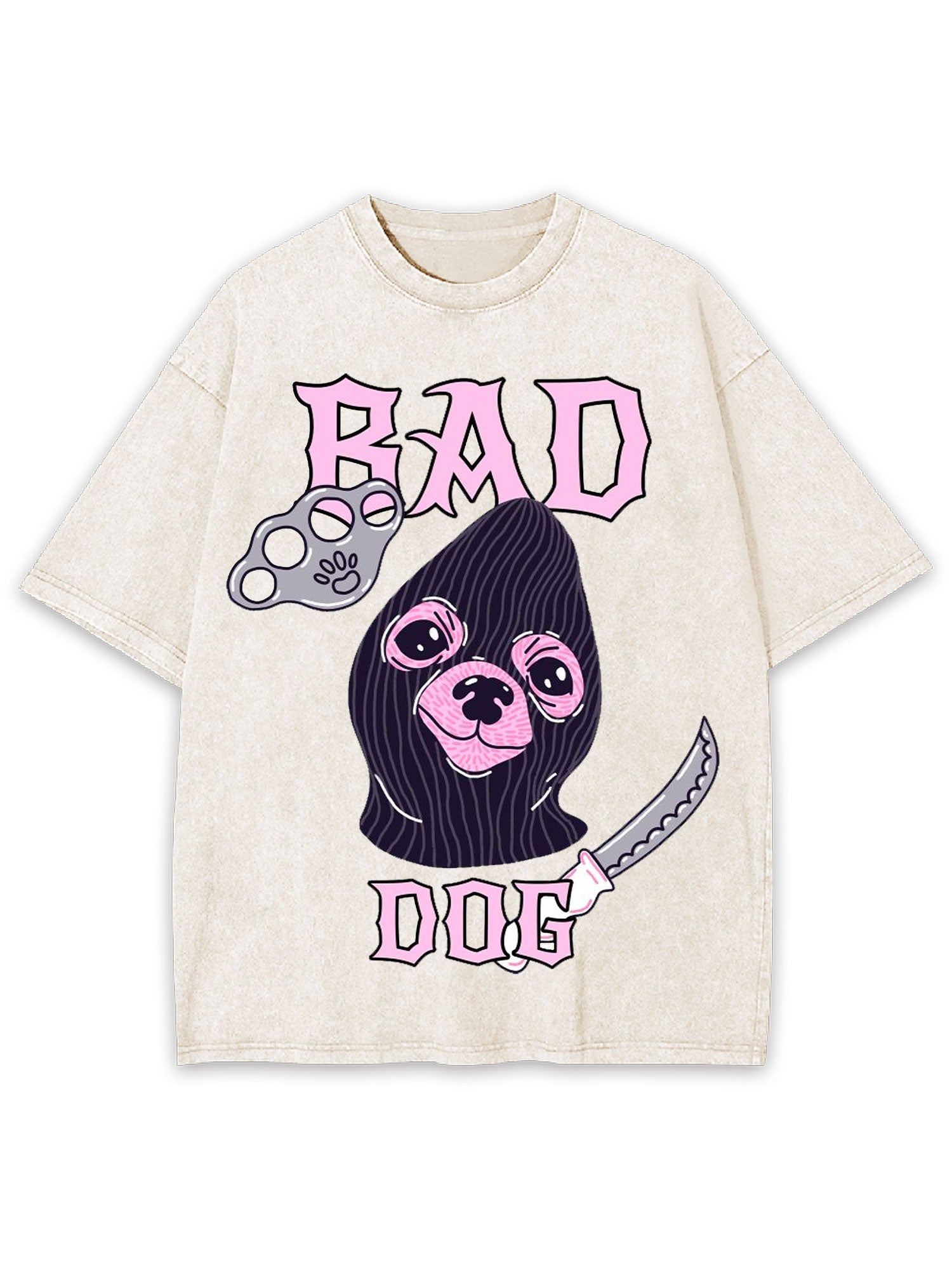 Bad Dog Washed Tshirt