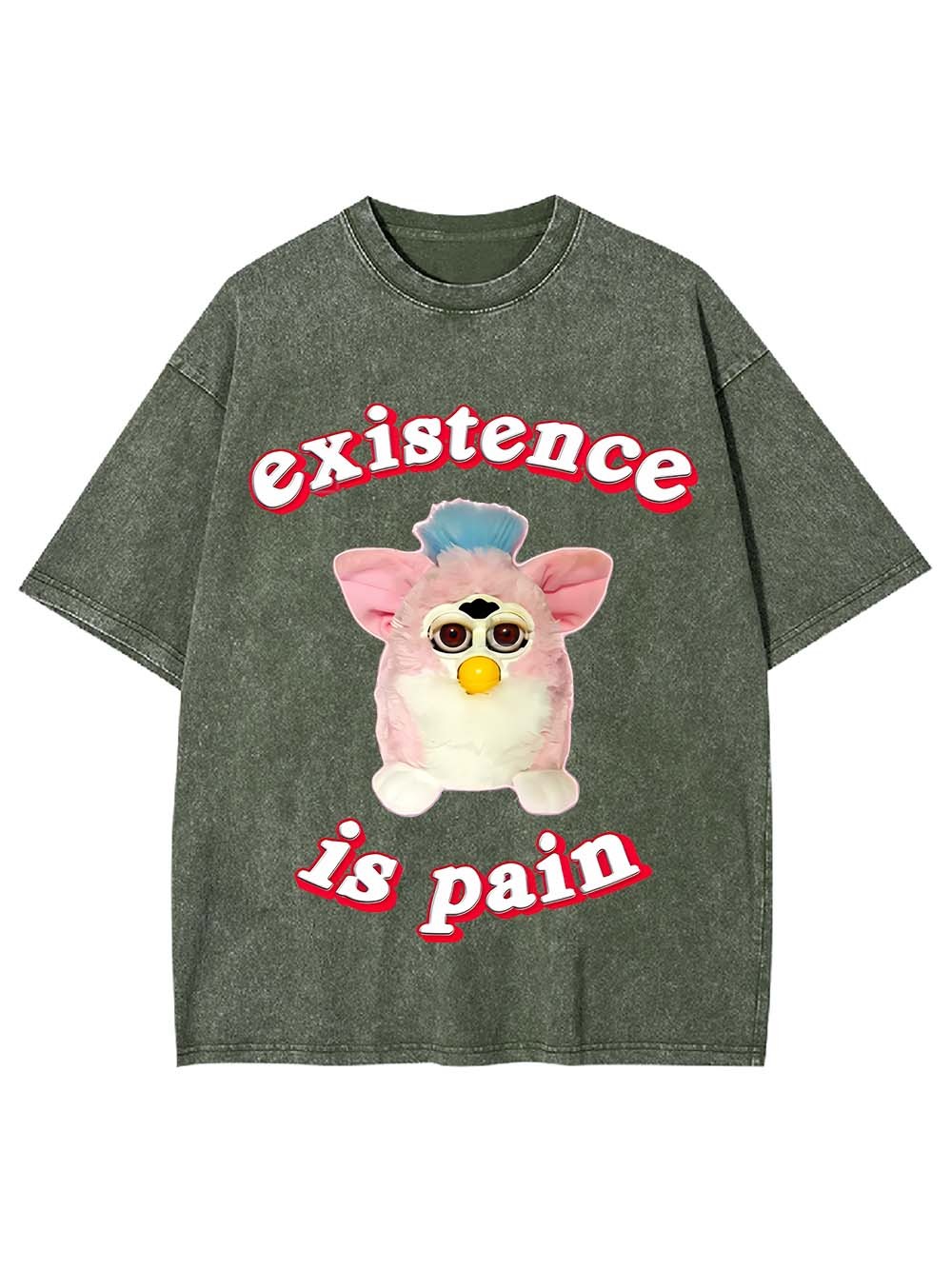 Existence Is Pain Washed Tshirt
