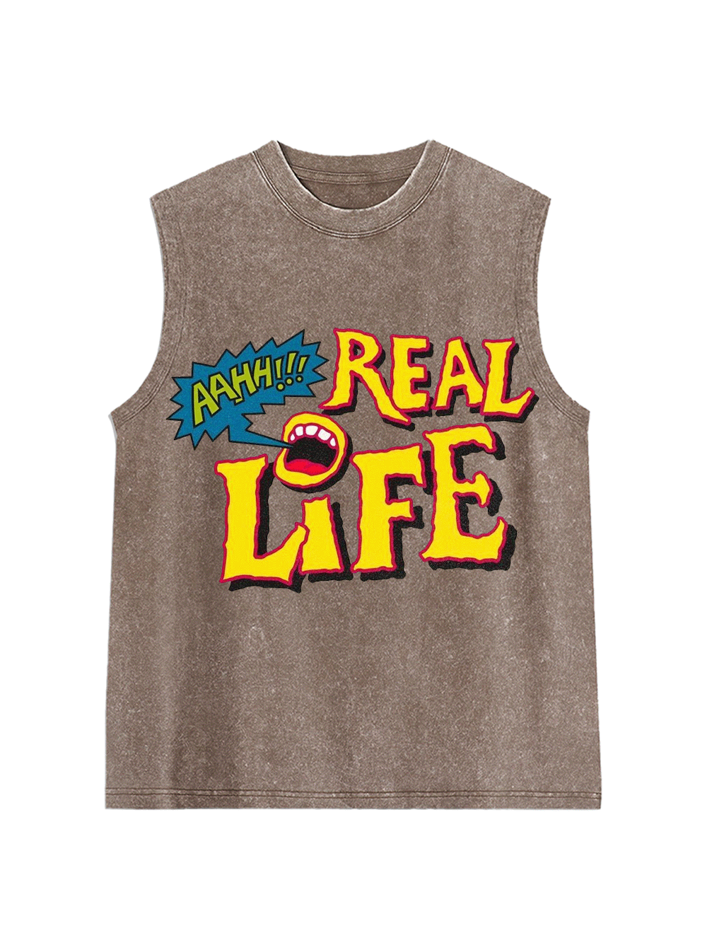 AAHH!!! Real Life Washed Tank Top