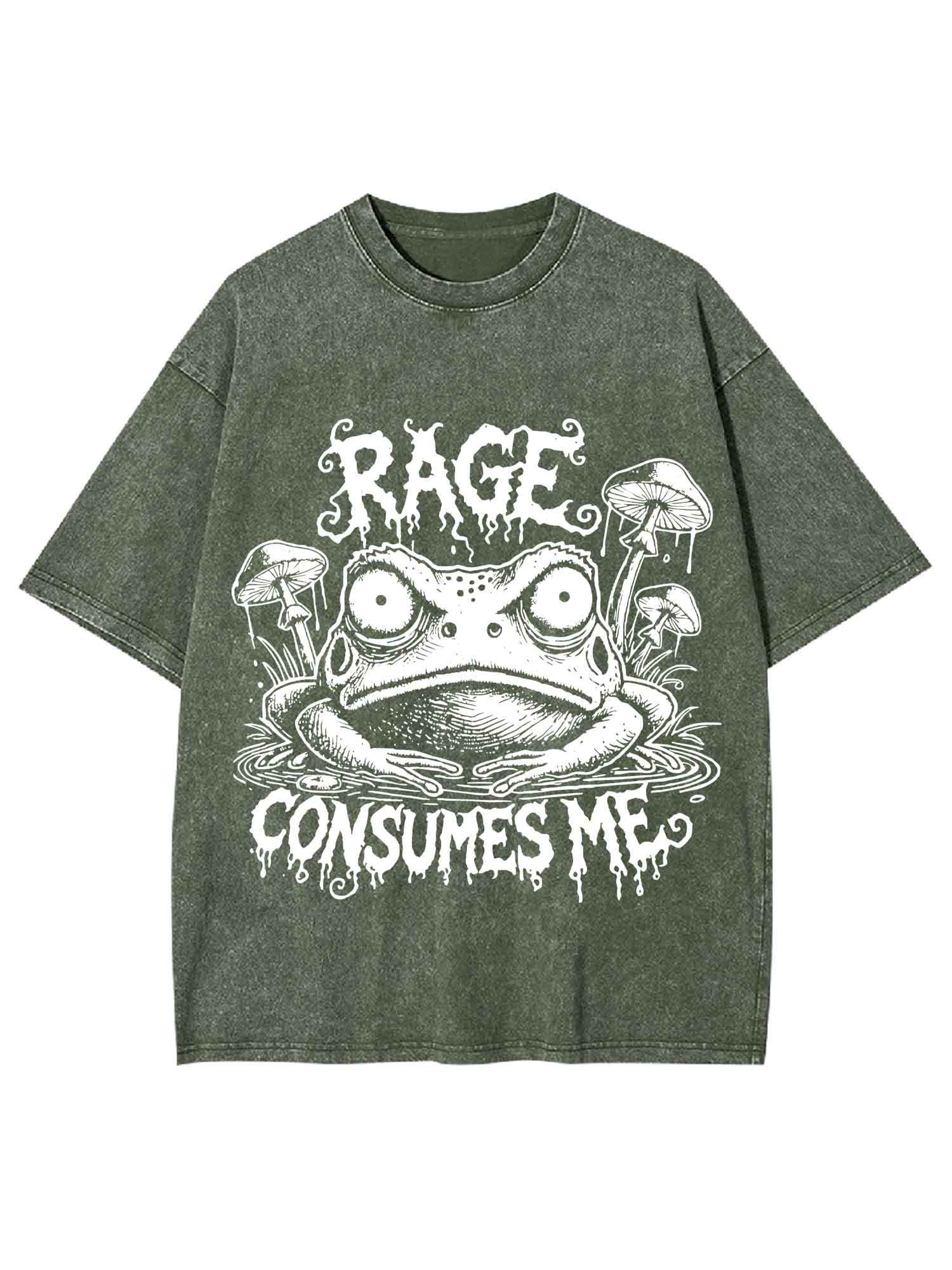 Rage Consumes Me Washed Tshirt