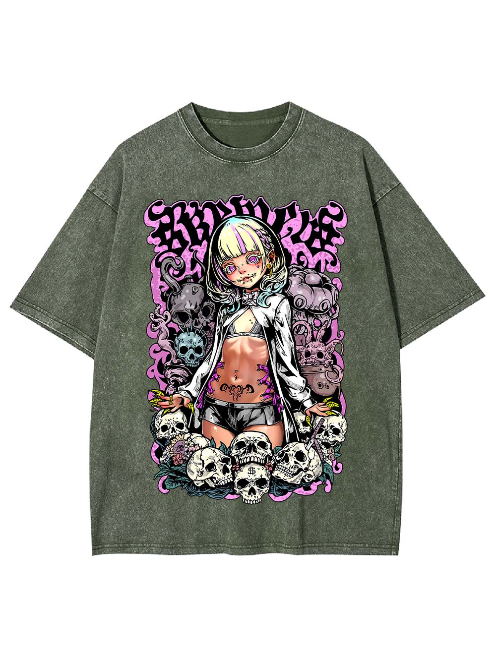 Queen of Chaos Washed Tshirt