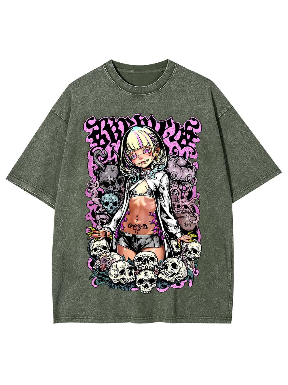 Queen of Chaos Washed Tshirt