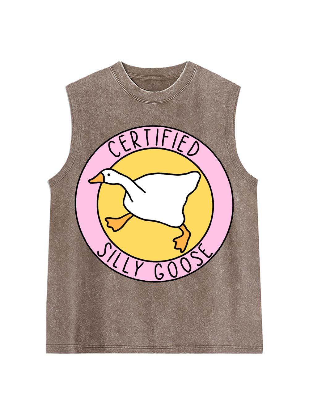 Certified Silly Goose Washed Tank Top