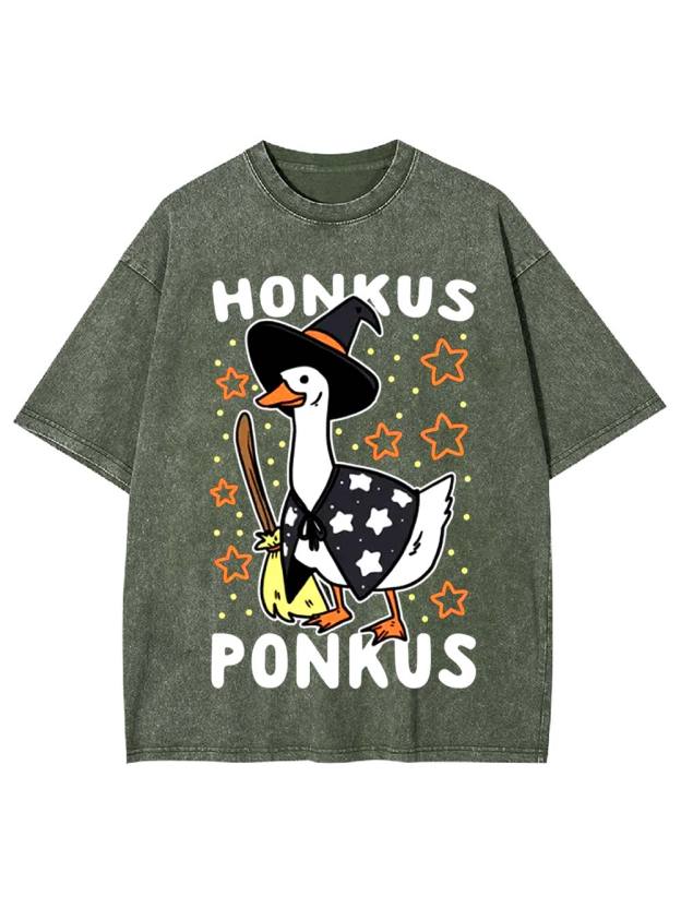 Honkus Ponkus Washed Tshirt