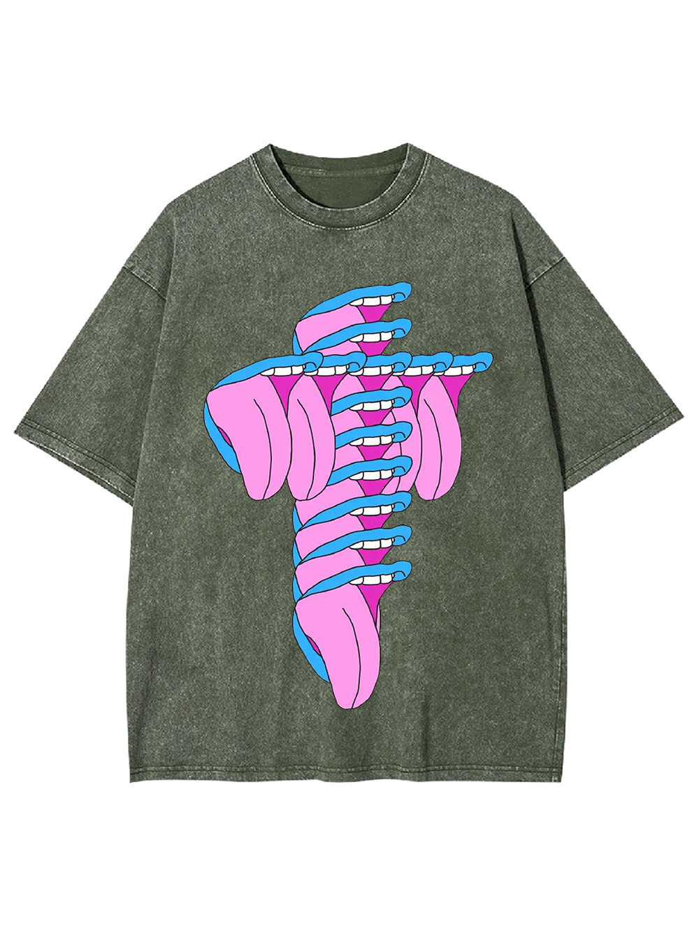 Tangled Tongues Washed Tshirt