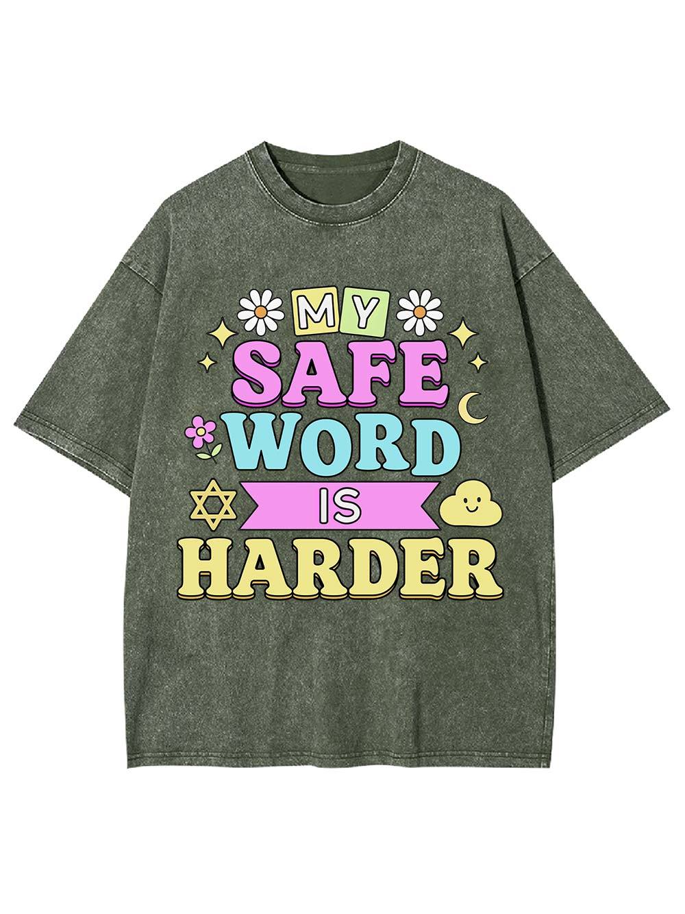 Safe Word Washed Tshirt