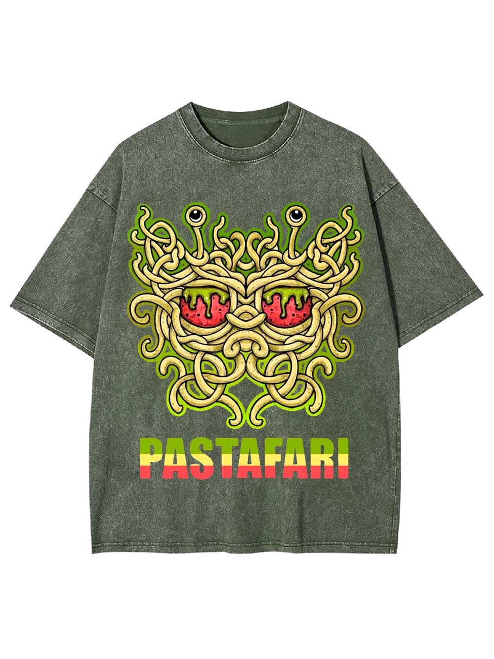 Pastafari Vibes Washed Tshirt
