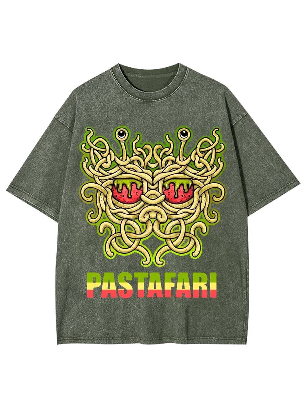 Pastafari Vibes Washed Tshirt
