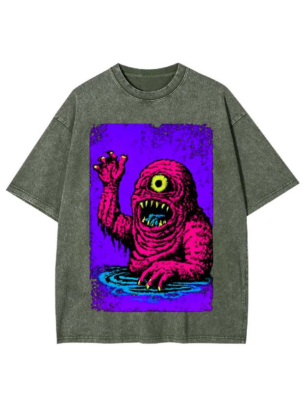 Cyclopean Terror Washed Tshirt
