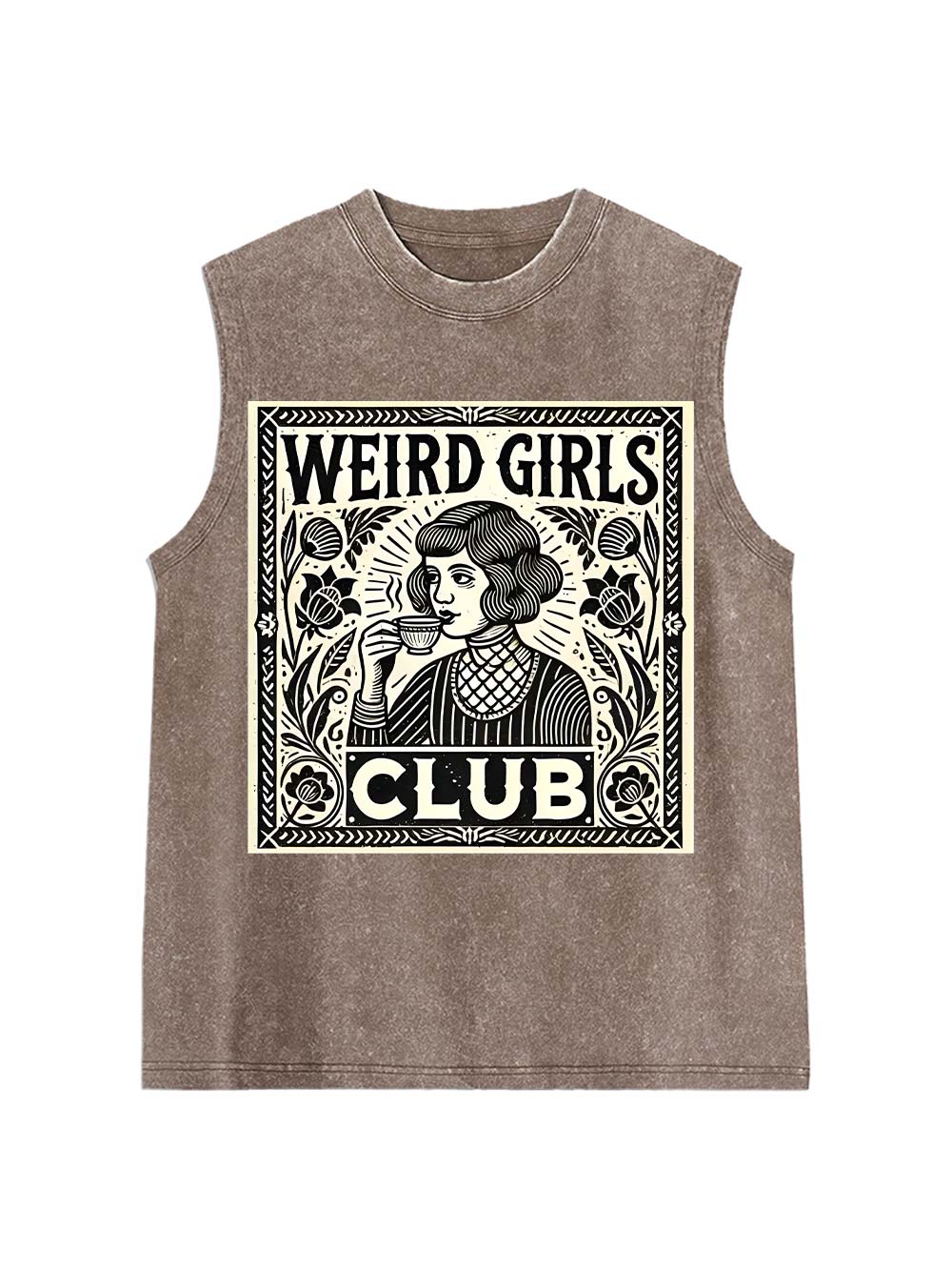 Weird Girls Club Washed Tank Top