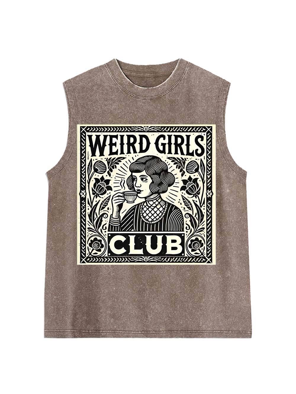 Weird Girls Club Washed Tank Top