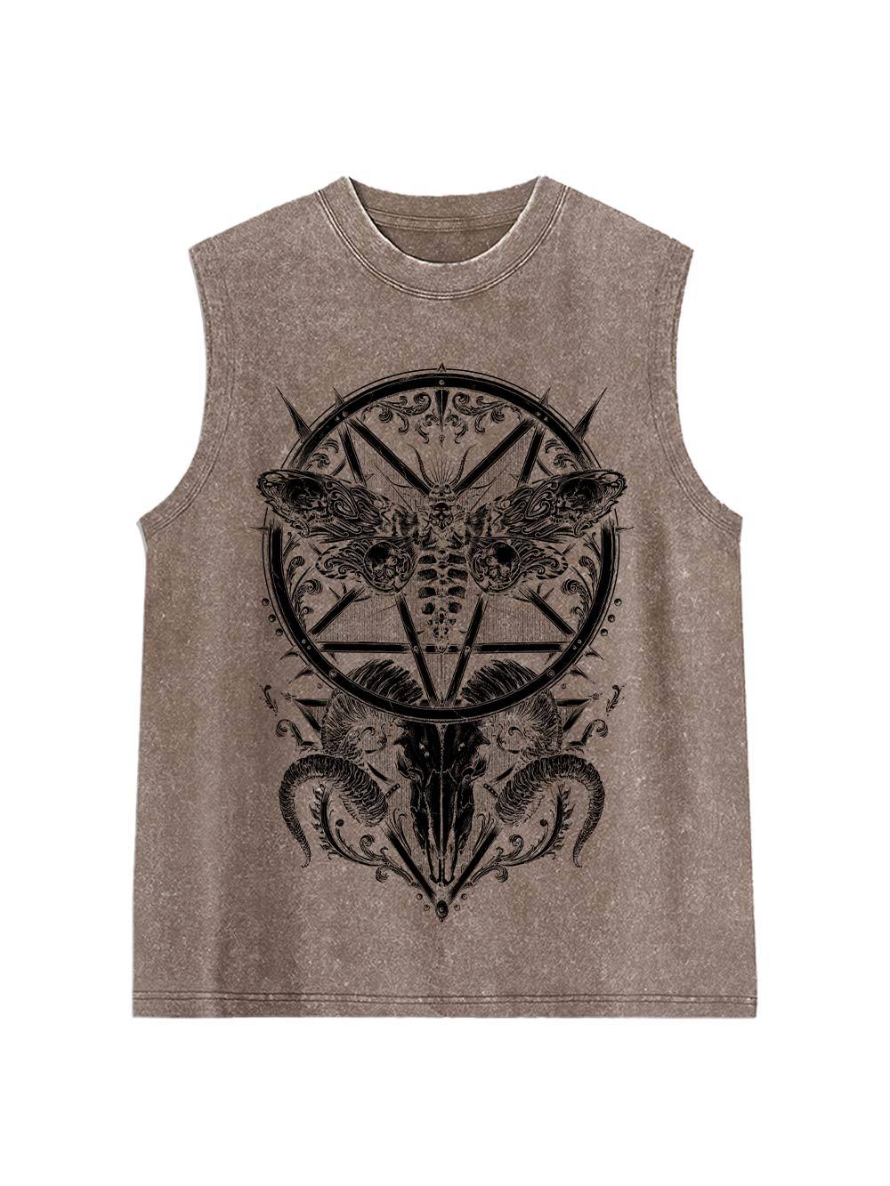 War Goat Washed Tank Top