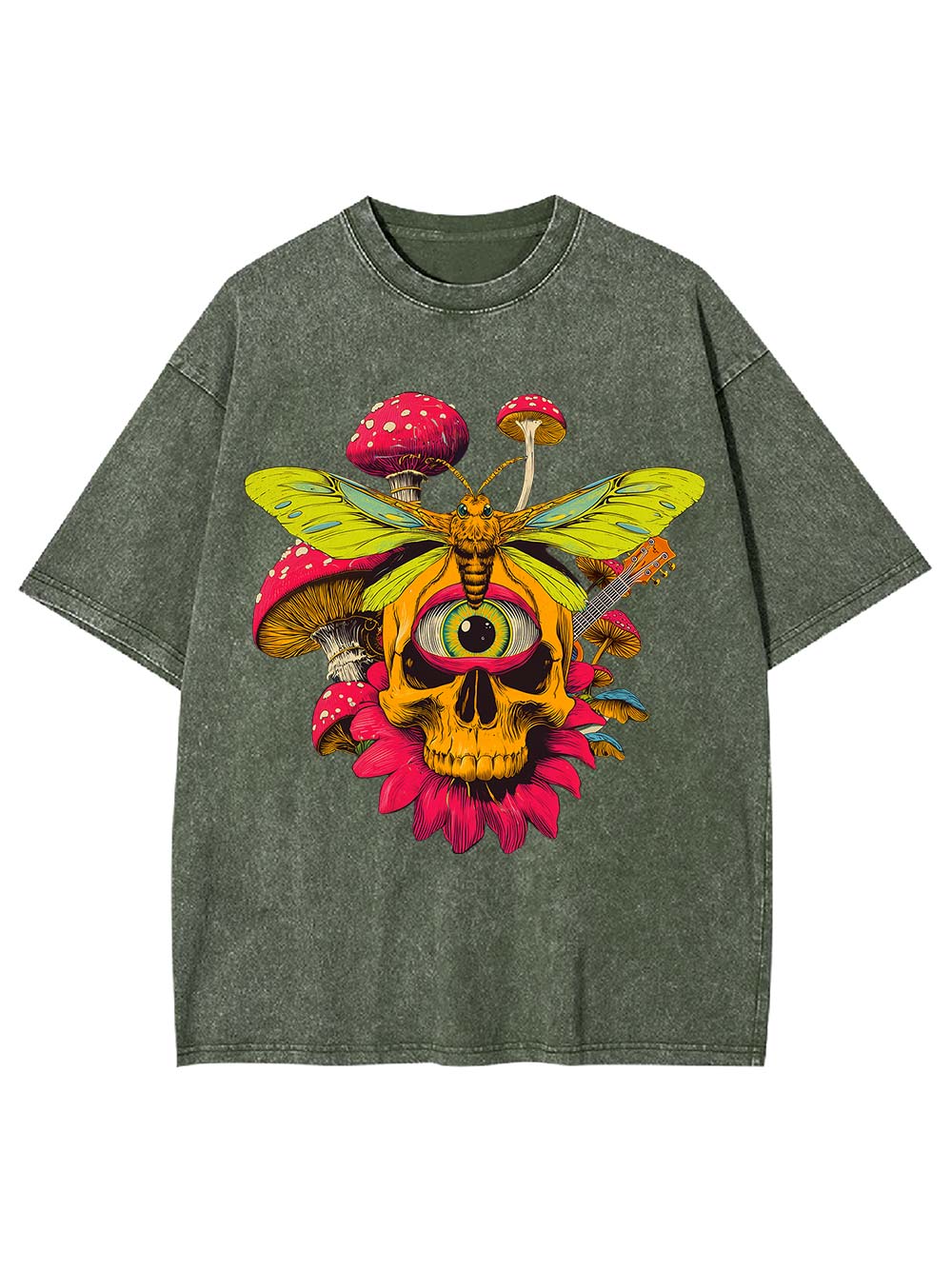 Psychedelic Visions Washed Tshirt