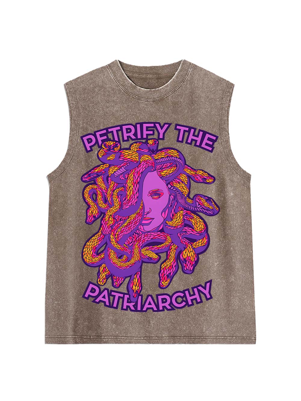 Petrify The Patriarchy  Washed Tank Top