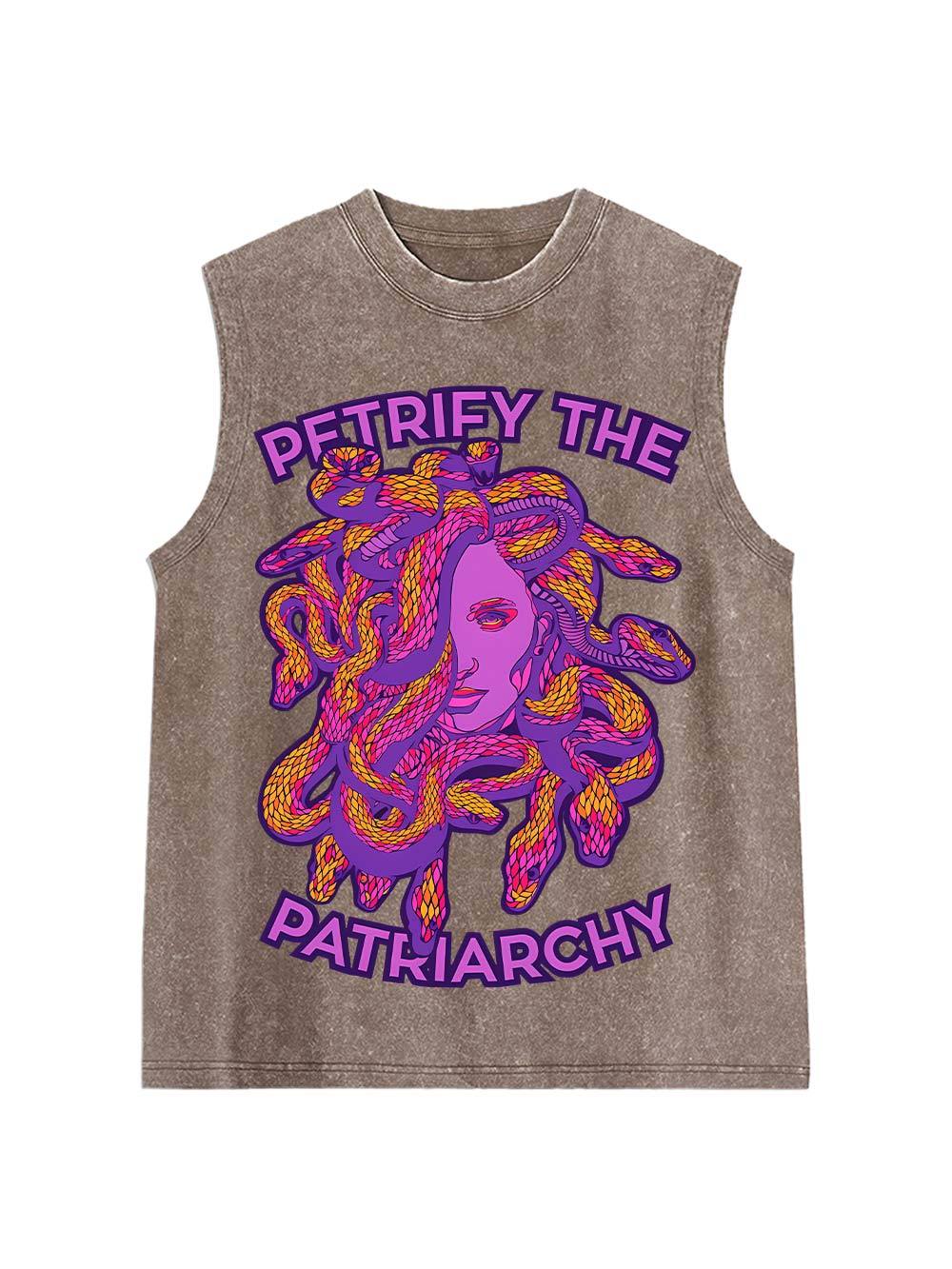 Petrify The Patriarchy  Washed Tank Top