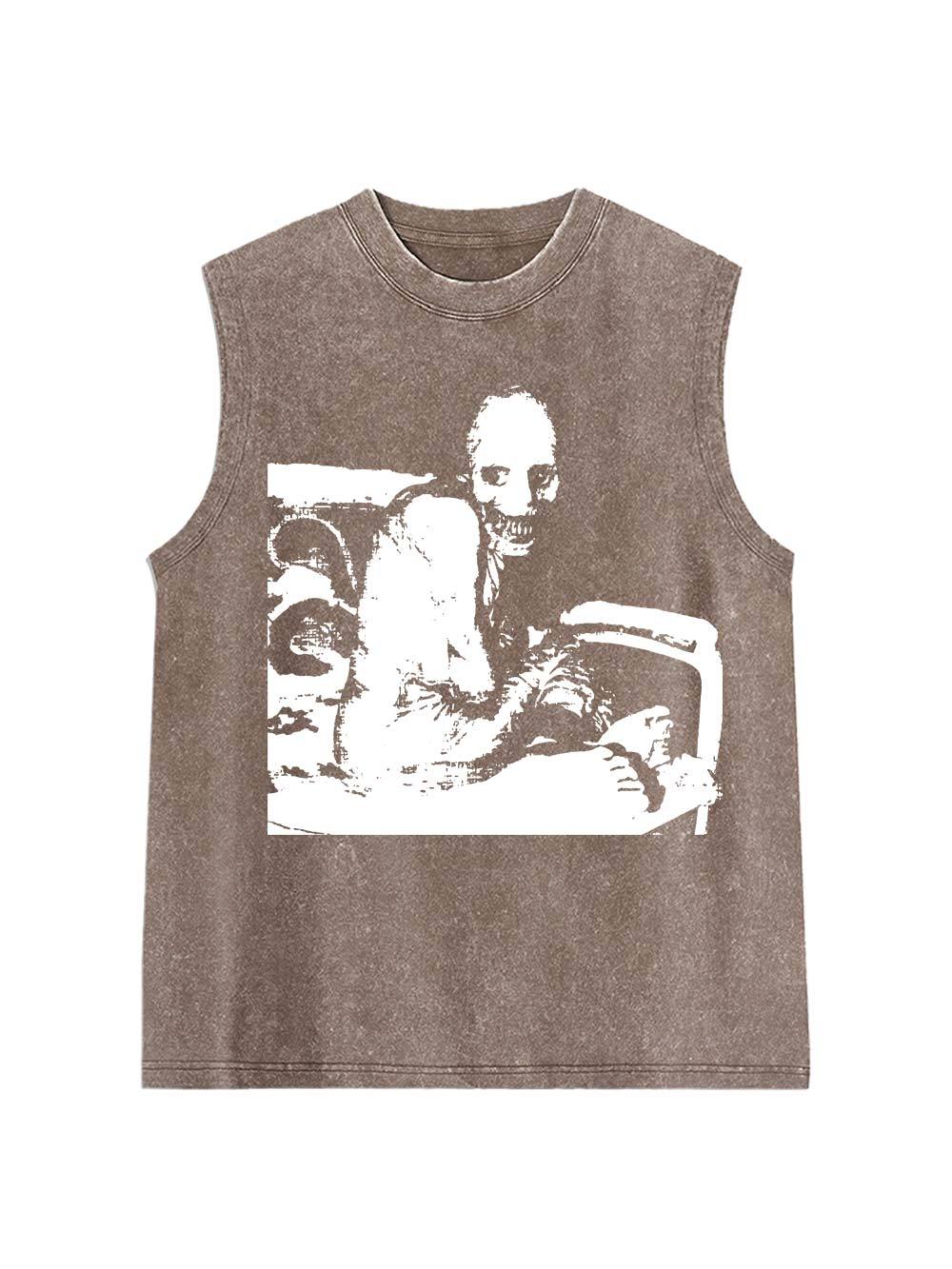 Russian sleep experiment Washed Tank Top-ClassyOutlaw Sale
