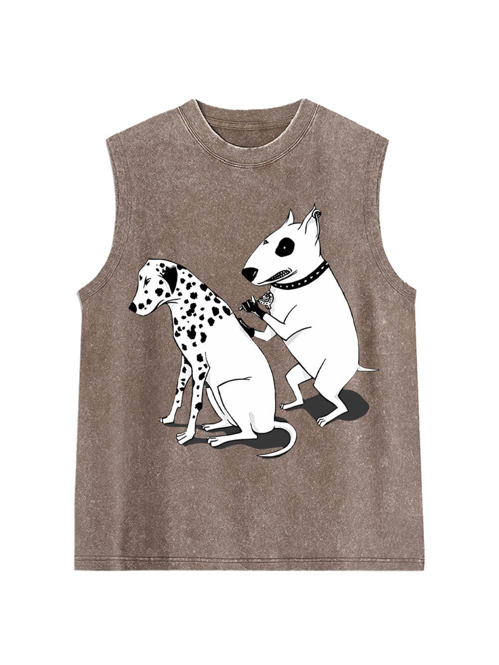 Dog Gossip Washed Tank Top