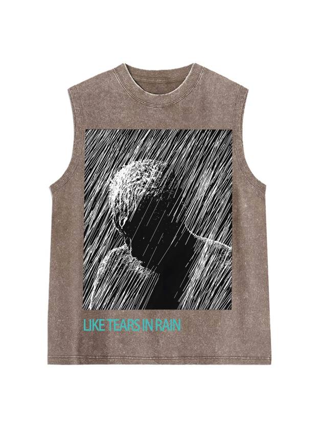 Like Tears In Rain Washed Tank Top