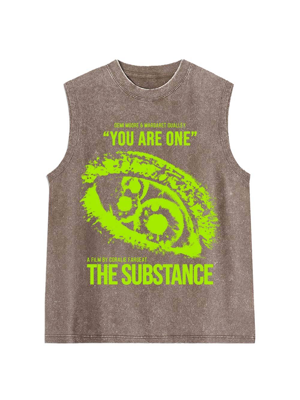 You Are One The Substance Remember Washed Tank Top