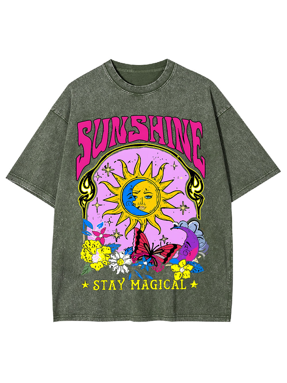 Sunshine Stay Magical Washed Tshirt