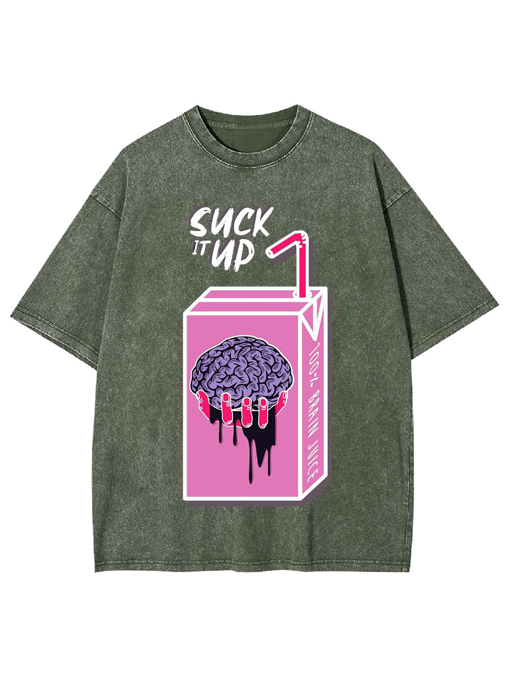 Suck It Up Washed Tshirt