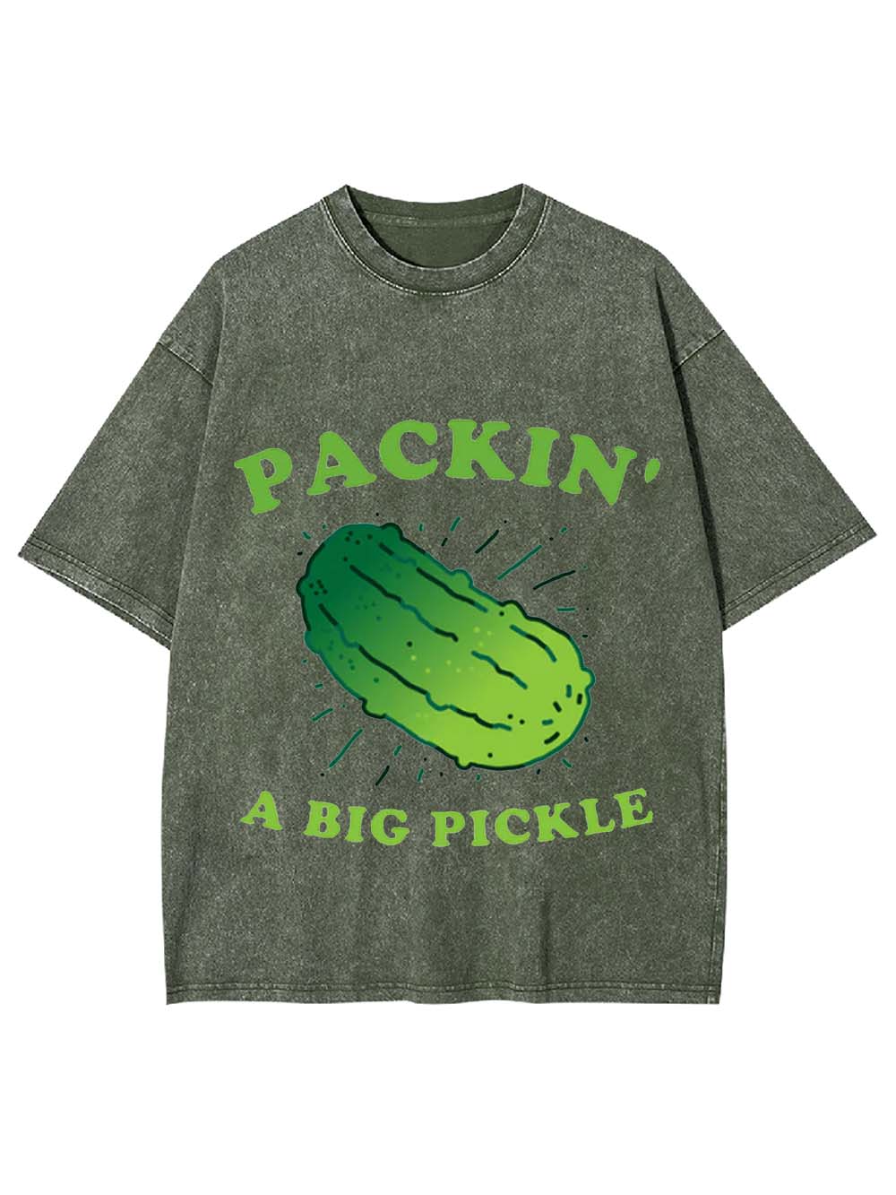 PACKIN A BIG PICKLE WASHED TSHIRT