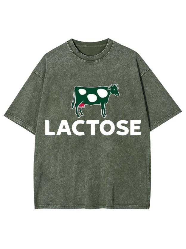 LACTOSE WASHED TSHIRT