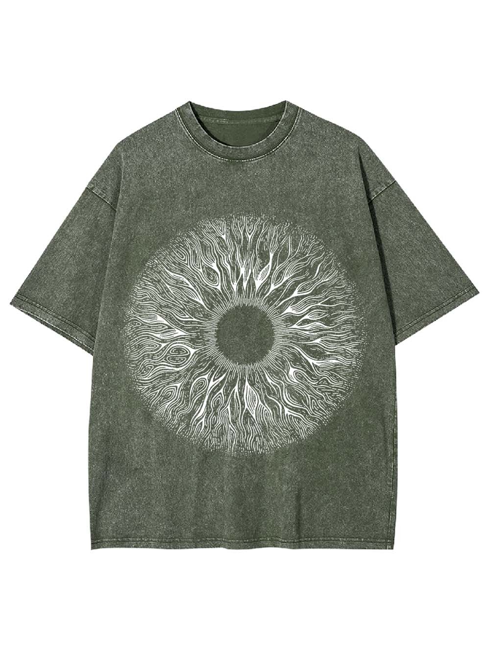 Hypnotic Eye of Chaos Washed Tshirt